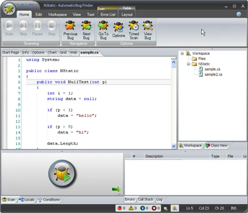 NStatic Status