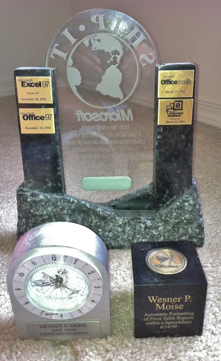 Various Microsoft Employee Awards